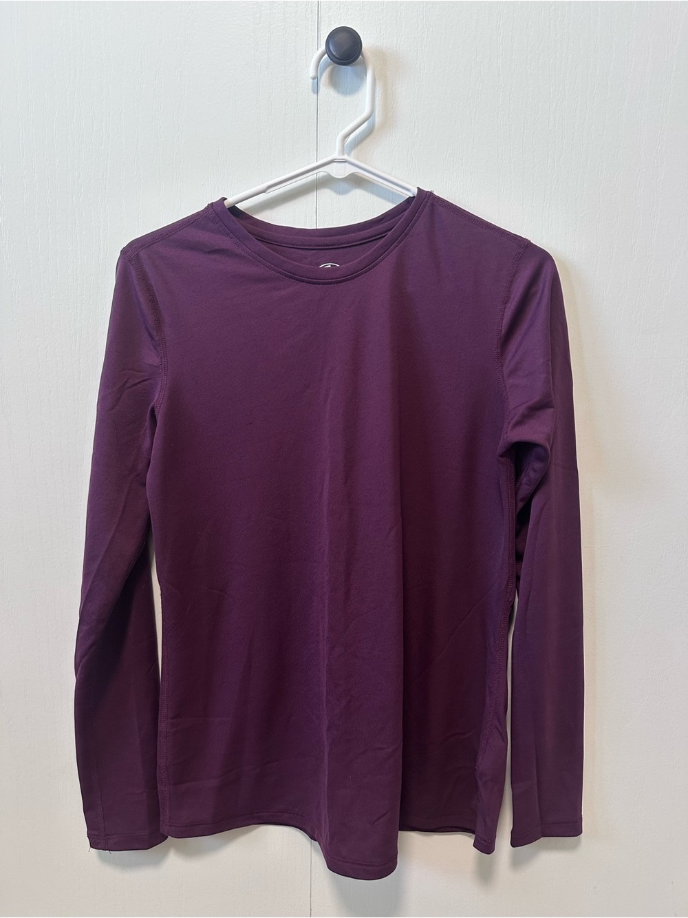 Athletic Works Women's Long Sleeve Crewneck - Plum Purple